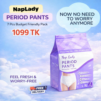 NapLady Sanitary Pants – 7 PCS Premium Set