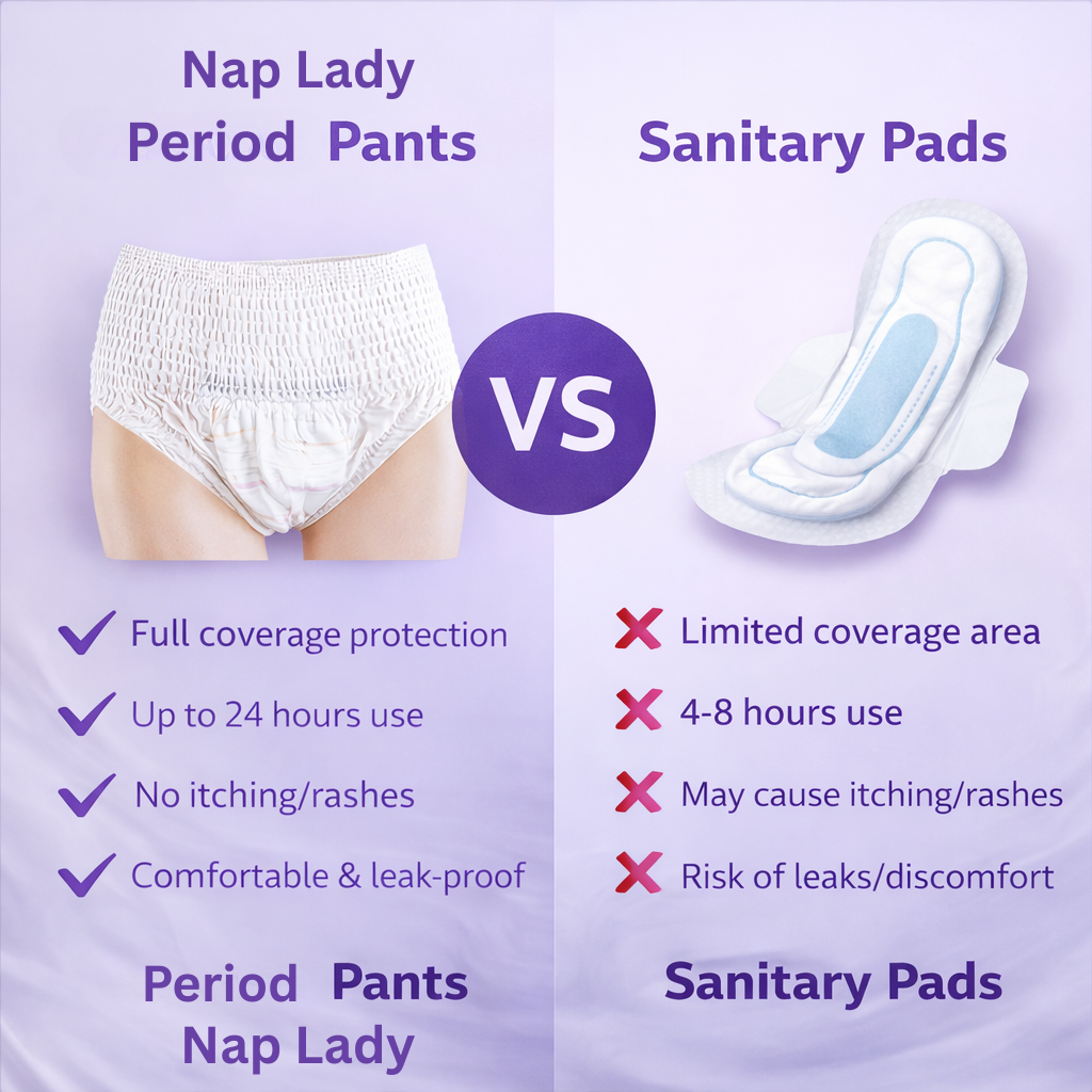 Nap Lady Sanitary Pants – 7 PCS Premium Set