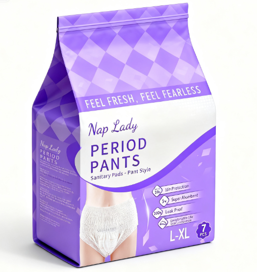 Nap Lady Sanitary Pants – 7 PCS Premium Set